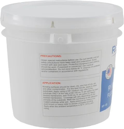Miniatura 3 de RecPro Adhesivo enrollable para suelo RV Grado marino A base de agua 1 galón