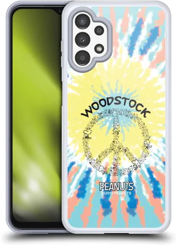 Miniatura 94 de Head Case Designs Funda de gel Woodstock 50th con licencia oficial de Peanuts Snoopy Guitar 1969 [protección de grado militar] compatible