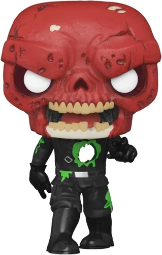 Miniatura 2 de Funko Pop Zombie Cráneo Rojo Marvel Zombies Marvel Collector Corps Exclusivo