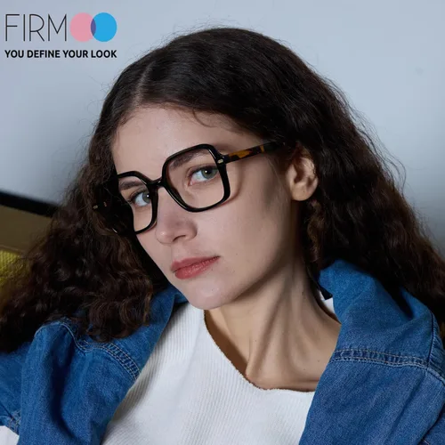Miniatura 3 de Firmoo Lentes de bloqueo de luz azul para mujeres/hombres, antifatiga ocular, lentes de computadora con marco cuadrado