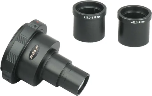 Miniatura 2 de AmScope CA-CAN-NIK-SLR Canon and Nikon SLR/DSLR adaptador de cámara para microscopios