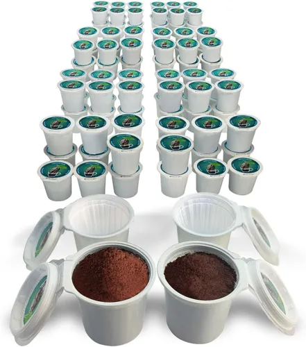 96 cápsulas iFillCup - Utiliza tu café favorito, se adapta a todas las cafeteras K Cup, ahorra $ cientos, tiene capacidad para un 50% más de café