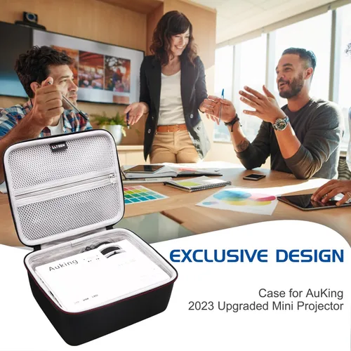 Miniatura 7 de LTGEM - Funda para proyector compatible con proyector AuKing 2026 actualizado/Aurzen EAZZE D1 / TMY y la mayoría de mini proyectores