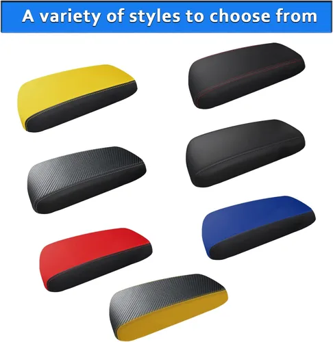 Miniatura 5 de Funda para reposabrazos de consola central de automóvil para Kia Optima 2016, 2017, 2018, 2019, 2020, de piel, antiarañazos, funda de asiento