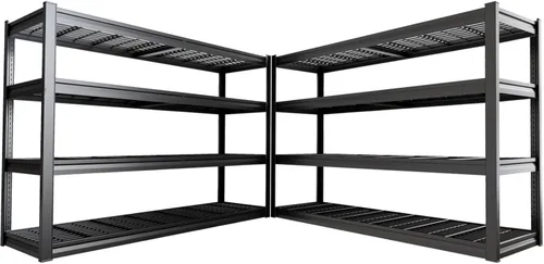 Miniatura 9 de 65" W Garage Shelving Unit, 65" W x 20" D x 84" H, Heavy Duty Garage Storage Shelves, 5 Tier Storage Rack Shelf, Industrial Adjustable Shelves for
