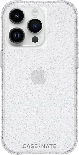 Miniatura 10 de Case-Mate Funda para iPhone 14 Pro - Gemas florales - Con protección contra caídas de 10 pies y carga inalámbrica - Funda de lujo con diamantes