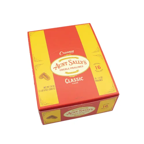 Miniatura 2 de Pralinés Cremosos Clásicos de Aunt Sally's - Caja de 16 unidades - El Praliné Más Famoso de Nueva Orleans - Dulce de Pacana Hecho a Mano