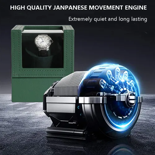 Miniatura 5 de Bobinadora de reloj para relojes automáticos Caja de reloj Bobinadora automática Motor japonés con opción de batería