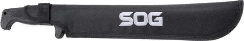 Miniatura 5 de SOG Sogfari - Cuchillos de machete de supervivencia de acero inoxidable de 13 o 18 pulgadas Sierra en la parte posterior de la hoja, mango