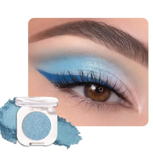 Miniatura 16 de Sombra de ojos color crema champán, sombra de ojos brillante dorada clara con purpurina metálica para piel madura, ligera, mezclable, brillo sutil