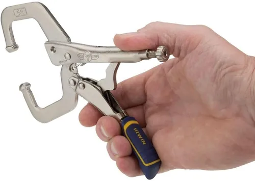 Miniatura 6 de IRWIN VISE-GRIP Alicates de soldadura, liberación rápida, bloqueo de abrazadera C, 6 pulgadas (IRHT82585)