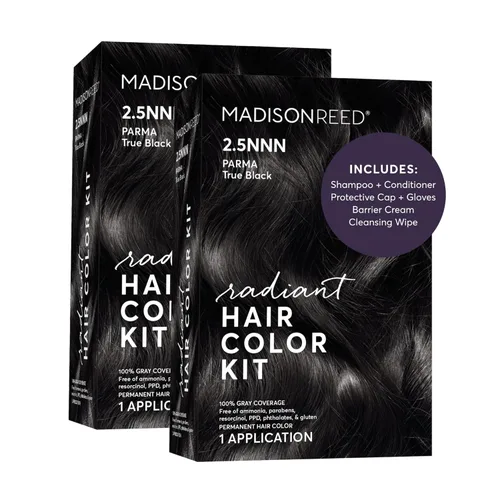 Miniatura 82 de Madison Reed - Kit de color de cabello radiante, tinte permanente para el cabello, 100 % cobertura de canas, sin amoníaco, castaño Catania 5NGM