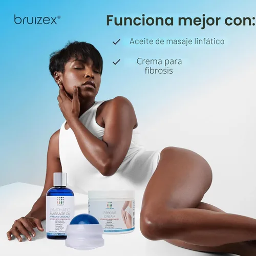Miniatura 7 de Masajeador de drenaje linfático, bola rodillo de masaje, rodillo corporal de fibro para tratamiento de fibrosis, liposucción, 360 Lipo