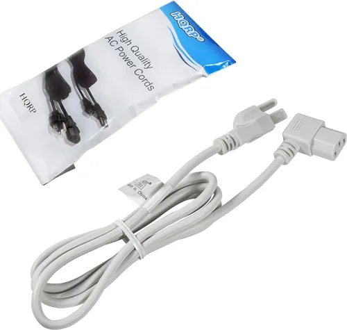 Miniatura 8 de HQRP Cable de CA – 6 pies 18 AWG – IEC C13 en ángulo recto a NEMA 5-15P – Listado UL – Reemplazo compatible con Sole F63 21034, F85 21016, XE850