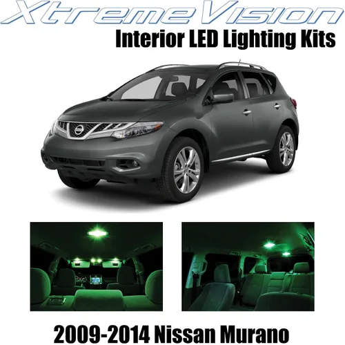Miniatura 10 de XtremeVision LED interior para Nissan Murano 2009-2014 (10 piezas) kit de LED interior rojo + herramienta de instalación