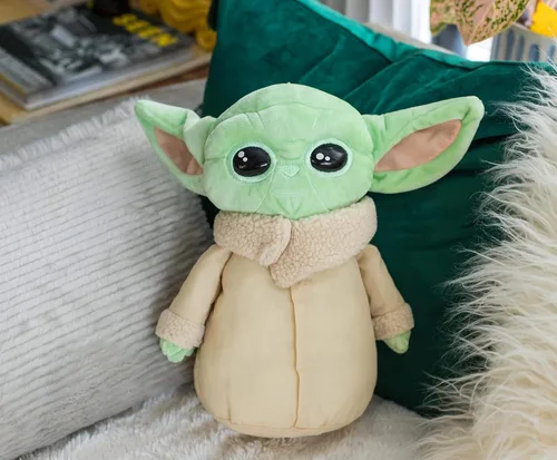 Miniatura 3 de Loungefly Star Wars: The Mandalorian The Child - Juguete de peluche de 12 pulgadas con cremallera de bolsillo, muñeca de peluche Baby Yoda con clip