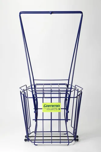 Gamma Sports Pickleball Hopper – 50 Ball Picker Upper with Hexagonal Basket, Reinforced Welds, Carbon Steel Wires & Attached Lid for Durable