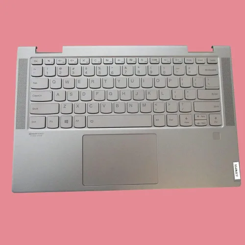 Miniatura 3 de Reemplazo para Lenovo Yoga C740-14 C740-14IML Laptop Estuche Superior Reposamanos Teclado Touchpad Parte 5CB0U43990 Cubierta superior Astilla