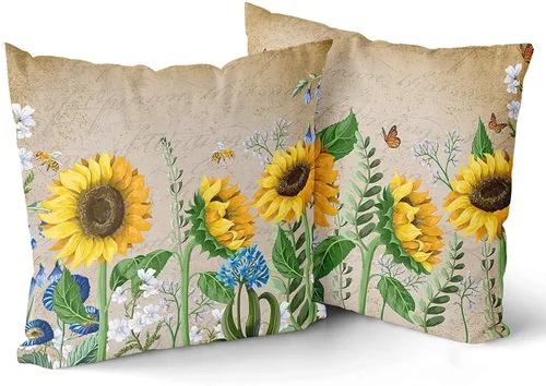 Miniatura 42 de Giwawa Little Adventure - Funda de almohada decorativa cuadrada de 16 x 16 pulgadas, color azul marino, diseño de flecha, fogata, oso, bosque