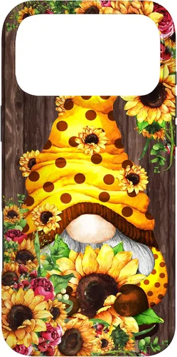 Miniatura 22 de Yellow Sunflower Gnome for Women Cute Summer Flower Pattern Case for iPhone 17