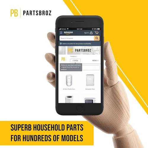 Miniatura 7 de PartsBroz WP3191922 Pomo para quemador de superficie, compatible con la gama Whirlpool KitchenAid Cooktop - Sustituye a AP6007808 3191922 776858