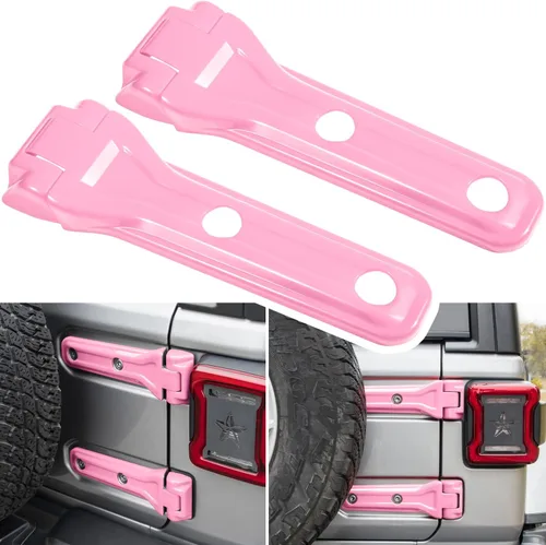 Miniatura 14 de Cubierta de bisagra para compuerta trasera de Jeep Wrangler JL JLU, accesorios de decoración exterior - 2018-2024, 2 puertas y 4 puertas, cubierta
