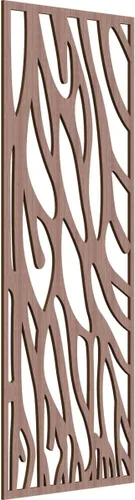 Miniatura 152 de 9 3/8"W x 24 3/8"H x 1/4"T Bristol Decorativos Paneles de Pared de Madera Calado, Cereza