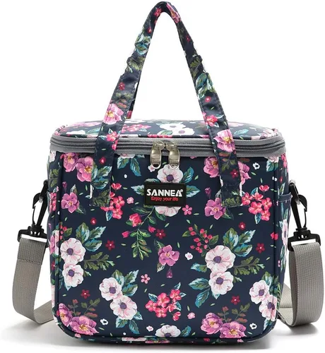 Miniatura 10 de Lonchera térmica reutilizable con aislamiento térmico linda para mujeres adultas, trabajo, oficina, viajes al aire libre, picnic, playa, barbacoa