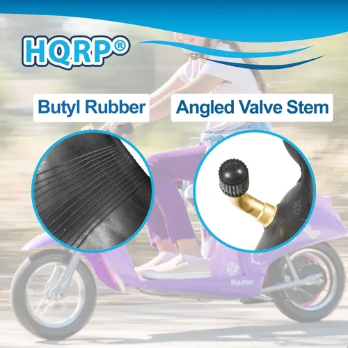 Miniatura 6 de HQRP Tubo interior de neumático de 12.5 x 2.25 pulgadas con válvula en ángulo para bicicletas de bolsillo, scooters de gas, scooters eléctricos