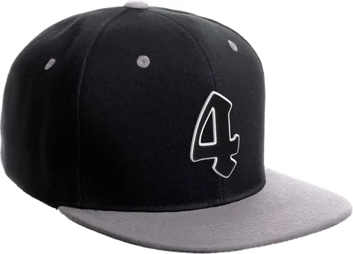 Miniatura 201 de Daxton Gorra clásica con visera de billete plano con letras del alfabeto inglés antiguo de la A a la Z