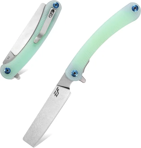 Miniatura 11 de Eafengrow EF939 cuchillo plegable de bolsillo con hoja de acero D2 y mango G10; cuchillo plegable de bolsillo EDC para supervivencia en camping y al