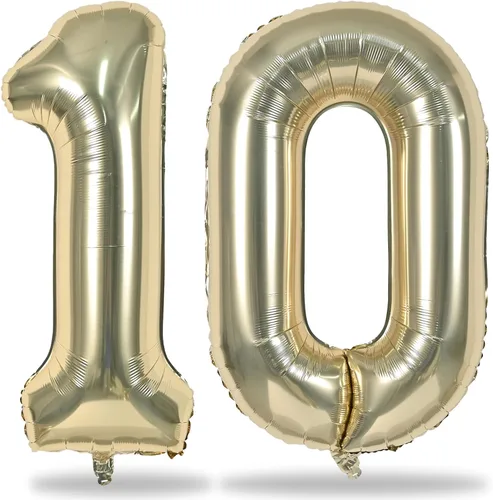 Miniatura 99 de Globos de oro rosa para cumpleaños número 16 para niñas, 40 pulgadas de gran tamaño, globos de lámina de mylar con el número 1 y 6, autoinflables