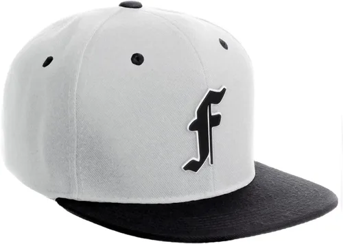 Miniatura 1550 de Daxton Gorra clásica con visera de billete plano con letras del alfabeto inglés antiguo de la A a la Z