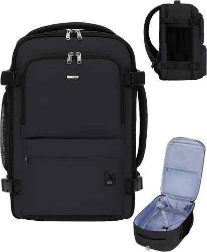 Miniatura 12 de WANDF Mochila de viaje para Spirit Airlines bolsa de artículos personales de 18 x 14 x 8 pulgadas con bolsillo húmedo, mochila para portátil de 17