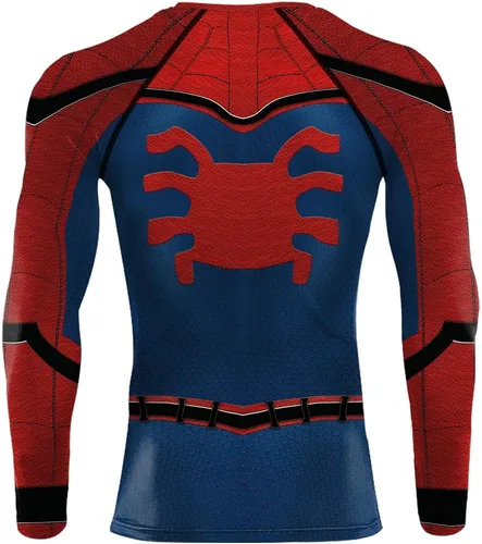 Miniatura 3 de HIKZXEKJI Camiseta de compresión 3D Captain High Elastic para hombre