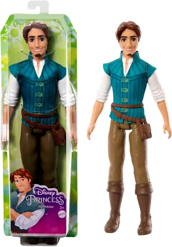 Mattel Disney Princess Toys, Flynn Rider Fashion Doll con traje exclusivo inspirado en la película de Disney enredado, personaje posable