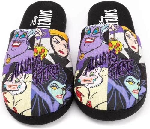 Miniatura 6 de Disney Villains - Pantuflas para mujer zapatos de casa para mujer Negro