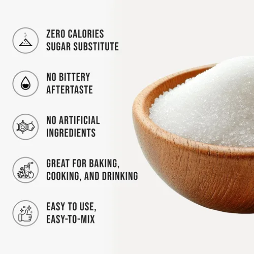 Miniatura 3 de Polvo de stevia orgánico, 8.01 oz, edulcorante puro de stevia sin calorías para bebidas, polvo para hornear y bebidas, sin regusto, sin OMG