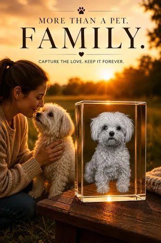 Miniatura 2 de Rectángulo de fotos de cristal grabado en 3D personalizado Recuerdo grabado con láser personalizado Regalo Decoración Regalo conmemorativo