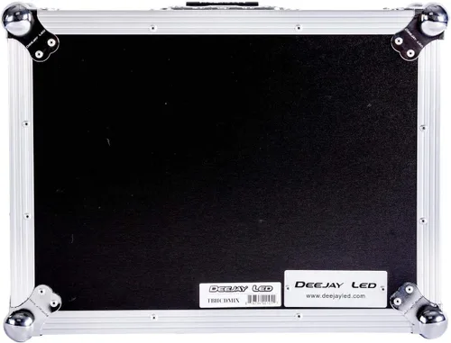 Miniatura 3 de Funda de vuelo Karaoke Dj Station completa con cubierta extraíble y puerta delantera, hardware resistente suficiente espacio en la parte trasera