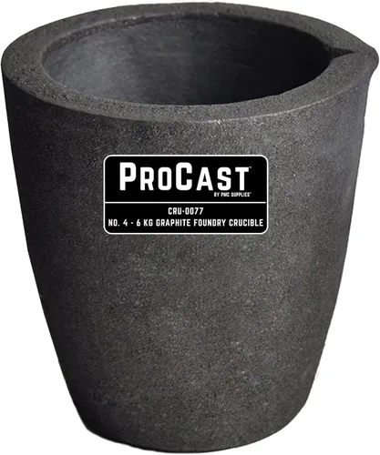 #8.8-13.2 lbs ProCast™ Arcilla de Fundición Crisoles de Grafito Taza Horno Antorcha Fundición de fusión Refinación Oro Plata Cobre Latón Aluminio
