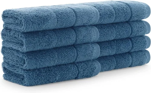 Miniatura 11 de Aston & Arden Aegean - Toallas de baño de felpa sólidas, paquete de 2, 100% algodón turco, 600 GSM, toallas de baño de gran tamaño para spa o hotel