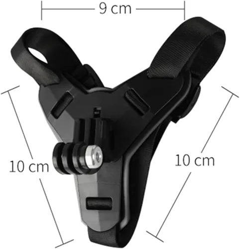 Miniatura 5 de Soporte de correa de barbilla para casco de motocicleta compatible con GoPro Hero 13, 12, 11, 10, 9, 8, 7, (2018), 6, Hero Black, DJI Osmo Action 5