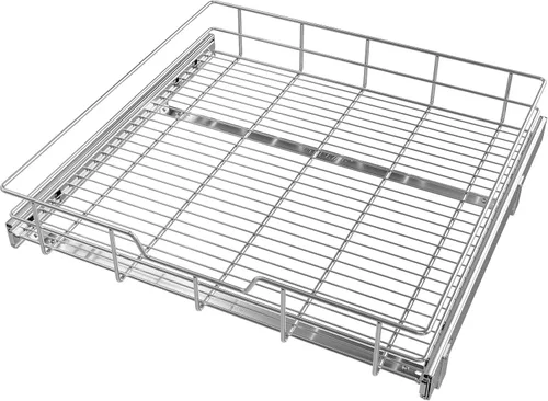 Miniatura 16 de Organizador de armario extraíble de 2 niveles de 15 pulgadas de ancho x 22 pulgadas de profundidad, cajones deslizantes para armarios de cocina, 2