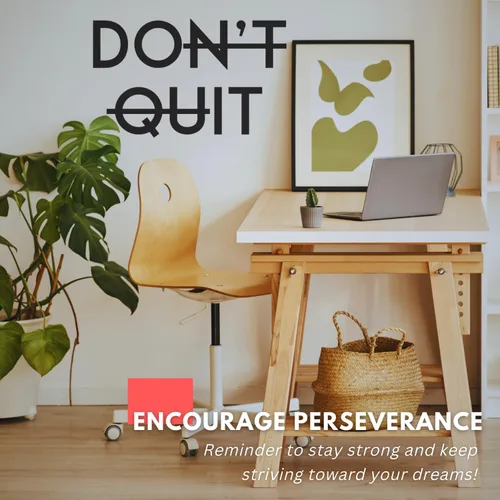 Miniatura 2 de My Vinyl Story - Calcomanía de pared motivacional con frase en inglés "Don't Quit Do It" para el hogar, gimnasio, fitness, deportes, entrenamiento