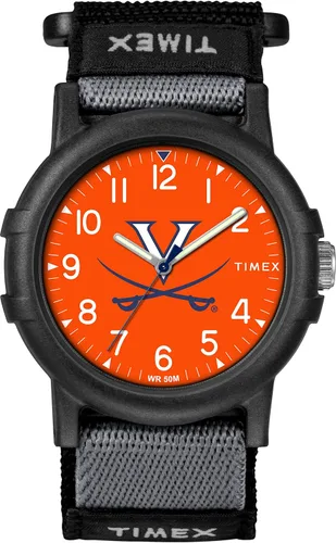 Miniatura 2 de Timex Reloj unisex Collegiate Recruit de 1.496 in - Tennessee Volunteers con correa de tela negra Michigan State Spartans