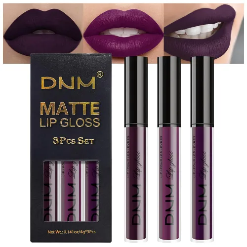 Miniatura 64 de evpct 2 Piezas Lápiz Labial Líquido Verde Esmeralda con Brillo Glitter, Brillo Labial Tinte y Delineador de Labios Retráctil, Set de Maquillaje