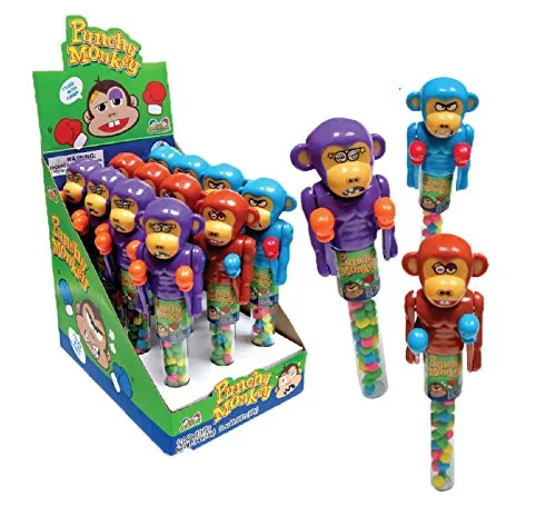 Miniatura 2 de Kidsmania Punchy Monkey - Dispensador de dulces (paquete de 12)