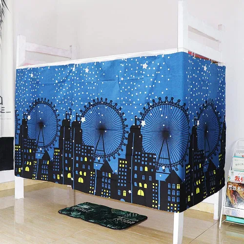 Miniatura 19 de JIAHG - Cortinas para cama individual para alumnos, para cama individual, tienda de campaña, cortinas, mosquiteras, tela opaca, protección contra