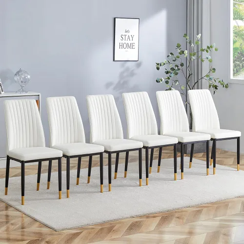 Miniatura 18 de Sillas De Comedor Juego de 4 Sillas De Comedor Juego de 4 Sillas De Comedor para Comedor, Juego de 4 Sillas De Comedor para Comedor, Cocina, Sala